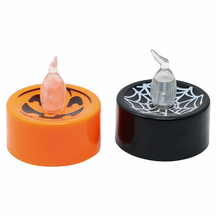 Candele finte di Halloween con luce 4cm 24pz