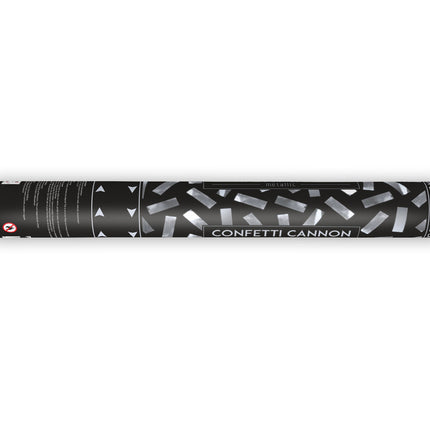 Cannone per coriandoli argento 40 cm