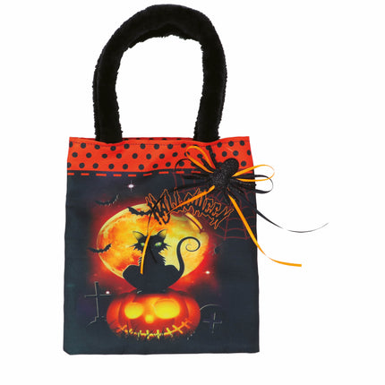Sacchetto regalo di Halloween arancione da 35 cm