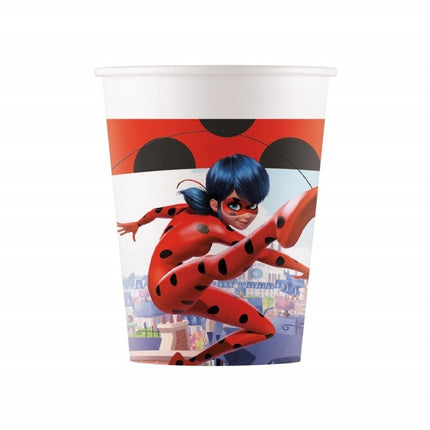 Coppette Miraculous Ladybug 200ml 8pz
