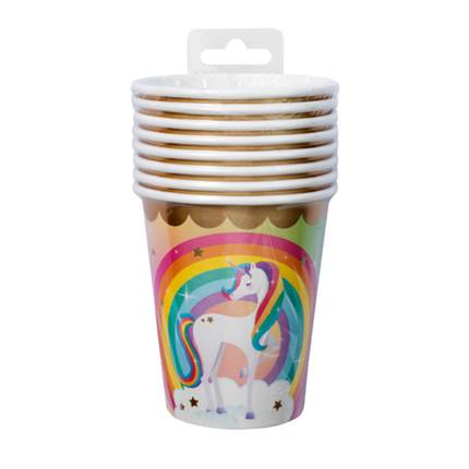 Tazze Unicorno 9cm 8pz