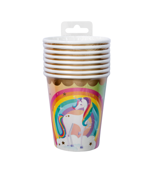 Tazze Unicorno 9cm 8pz
