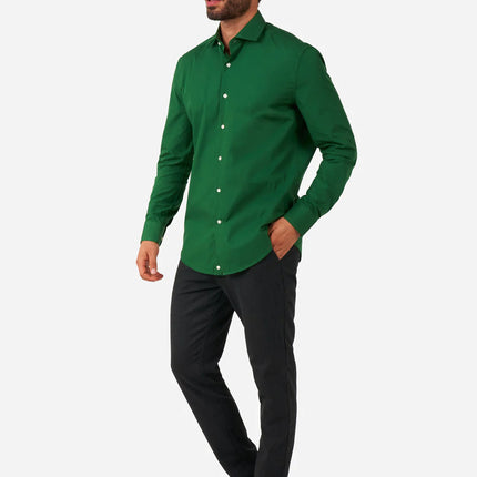Camicia verde scuro uomo <tc>OppoSuits</tc>