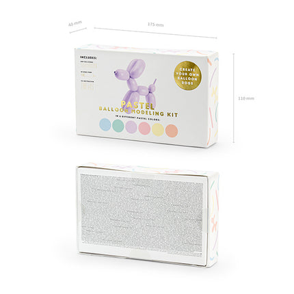 Palloncini da modellare pastello 30pz