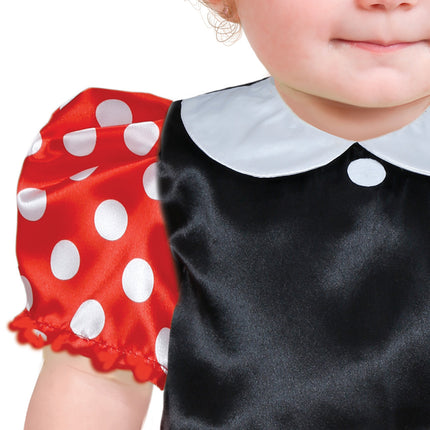 Costume da Minnie Mouse rosso bianco bambino