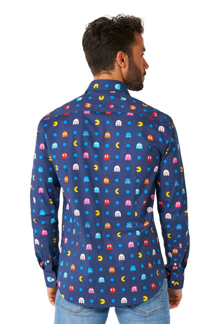 Camicia Pixel PAC-MAN Uomo <tc>OppoSuits</tc>