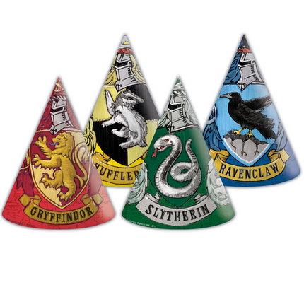 Cappelli di Harry Potter di carta 6 pezzi