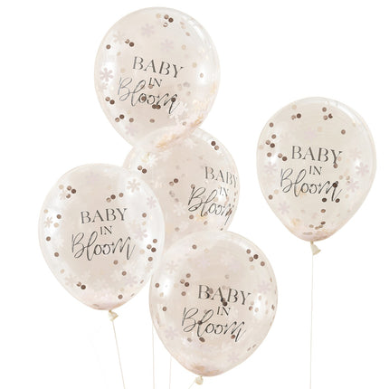 Palloncini Baby In Bloom 30cm 5 pezzi