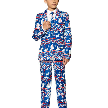 Abito blu Bambino di Natale