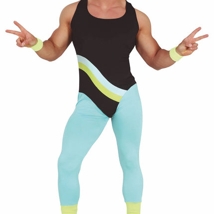 Costume da atleta uomo blu