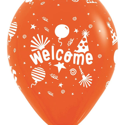 Palloncini Welcome Fashion Solid Mix 30cm 25pz