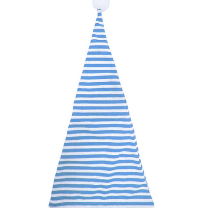 Cappello da notte blu e bianco