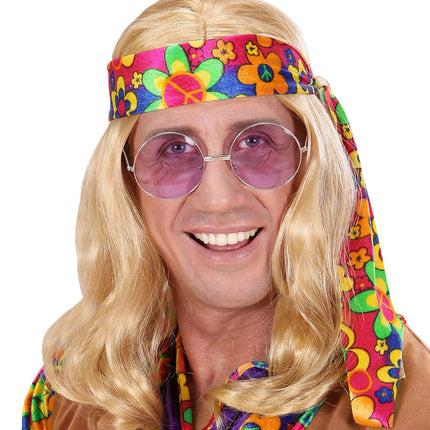 Parrucca bionda Hippie