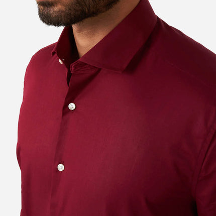 Camicia rossa Bordeaux Uomo <tc>OppoSuits</tc>