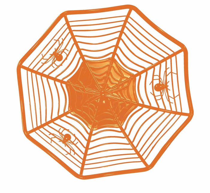 Ciotola di Halloween arancione Spider 28 cm