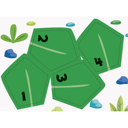 Gioco dei dinoidi 18 pezzi