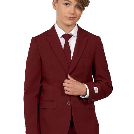 Abito rosso bordeaux Ragazzo adolescente <tc>OppoSuits</tc>