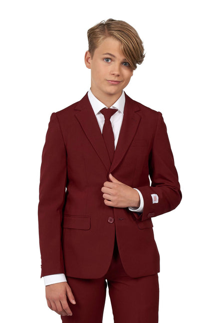 Abito rosso bordeaux Ragazzo adolescente <tc>OppoSuits</tc>