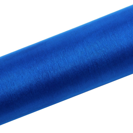 Tessuto Organza Blu 16cm 9m