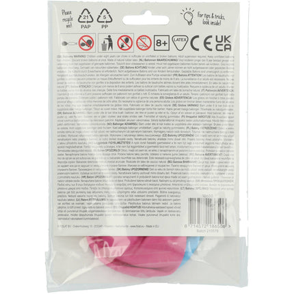 Palloncini Hip Hip Urrà 33cm 6 pezzi