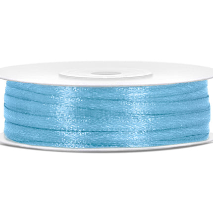 Nastro di raso azzurro 3mm 50m