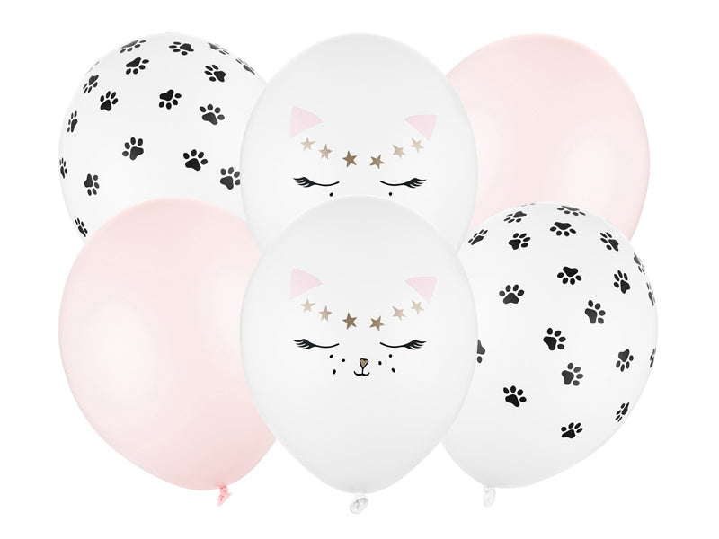 Palloncini gatto 30cm 6pz