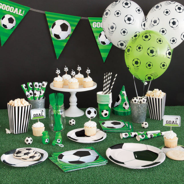 Palloncini calcio 30cm 5pz