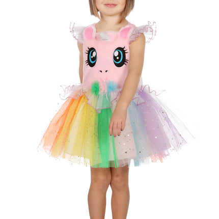 Abito Unicorno Baby Glitter