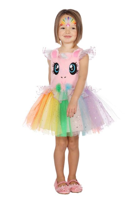 Abito Unicorno Baby Glitter