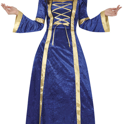Costume Jonkvrouw Blu Donna