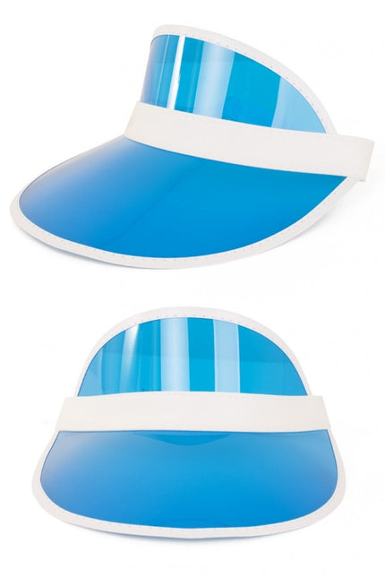 Visiera parasole blu