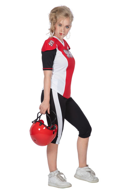 Costume da football americano donna