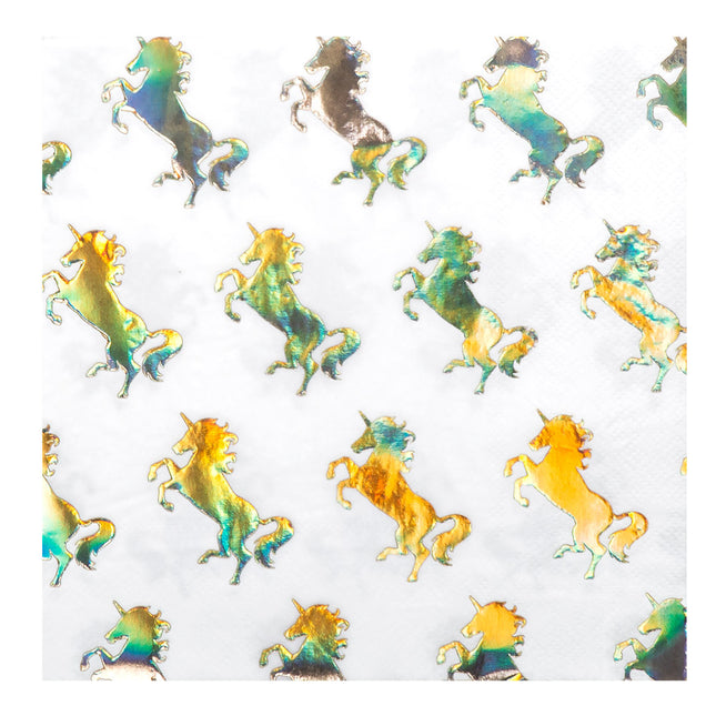 Tovaglioli Unicorno di carta 33 cm