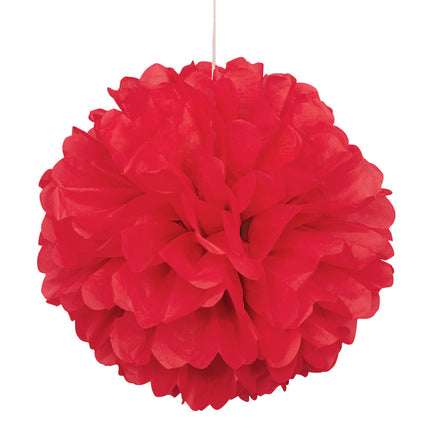 Pompon rosso 40 cm