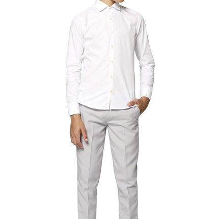 Camicia bianca ragazzo adolescente <tc>OppoSuits</tc>