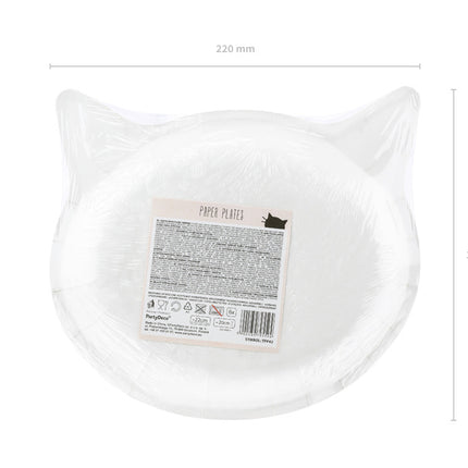 Piatti Gatto 22cm 6pz