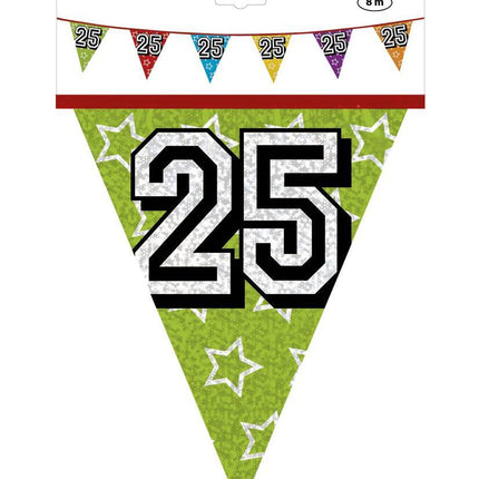 Ghirlande 25 Anni Glitter 8m