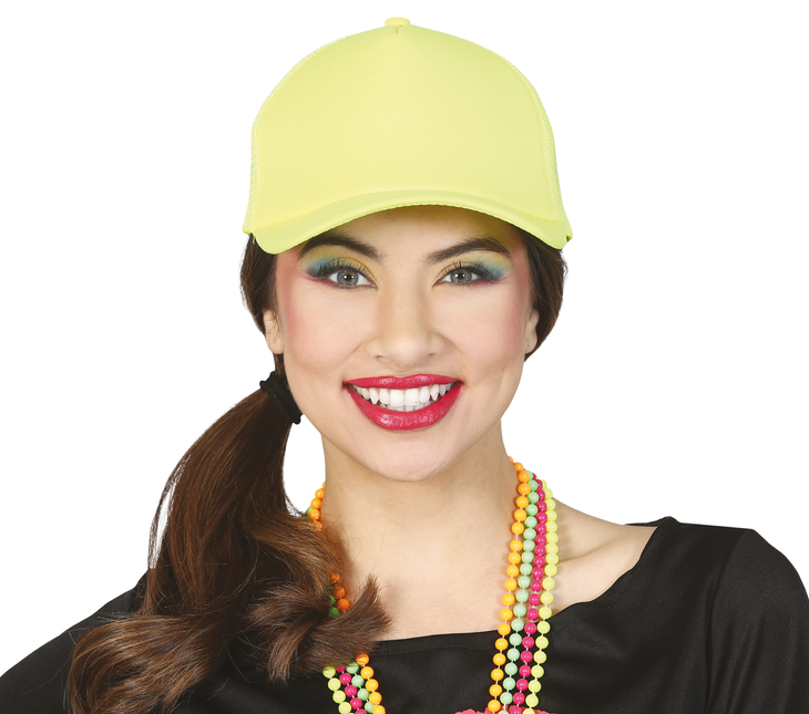 Cappello giallo neon