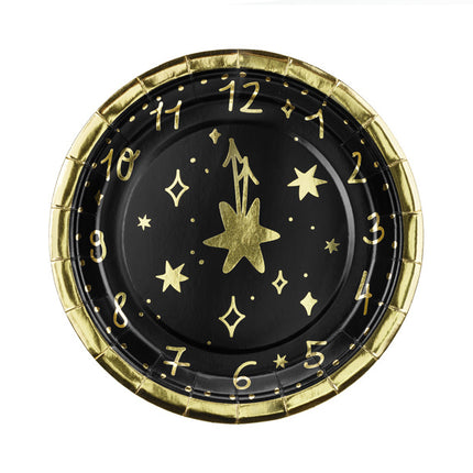 Orologio con segni di Capodanno 6 pezzi