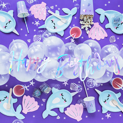 Ciotole per popcorn Sirena 12,5 cm 6 pezzi