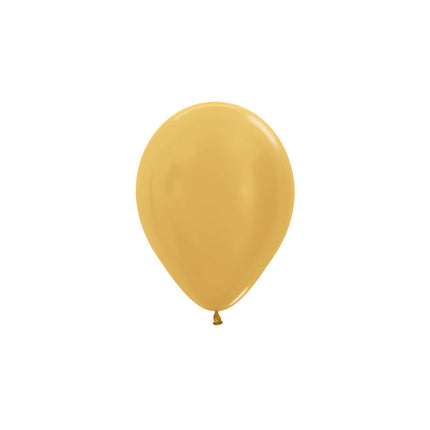 Palloncini Oro Metallizzato 12cm 50pz