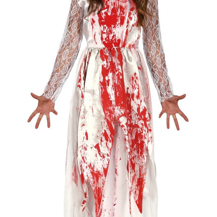 Abito da sposa Costume Halloween Donna Sanguinaria