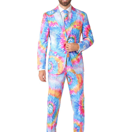 Tuta Hippie Arcobaleno anni '60 Uomo <tc>OppoSuits</tc>