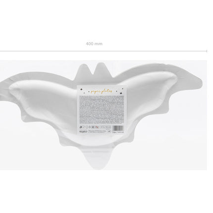 Segni di Halloween Pipistrello Oro 37,5 cm 6 pezzi