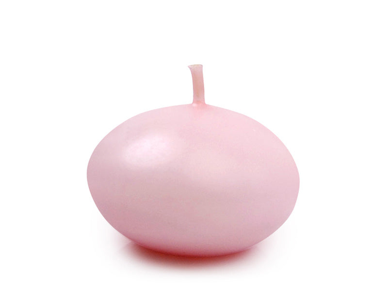 Candele galleggianti rosa 4cm 50pz