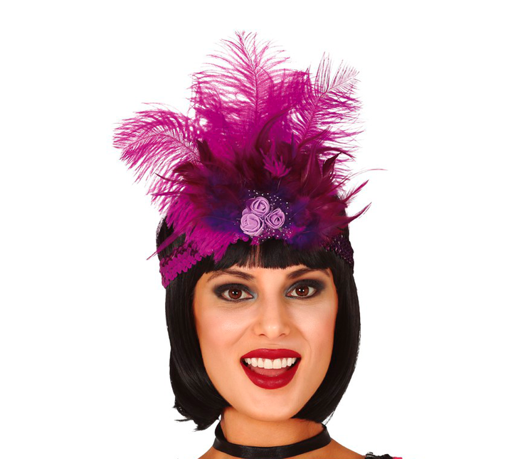 Piume di fascia viola