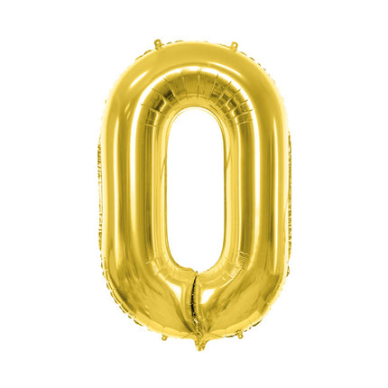 Palloncino 0 Year Figure Oro Vuoto 72cm