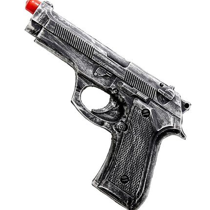 Pistola finta grigia 19 cm