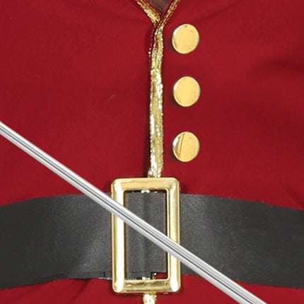 Costume da pirata rosso bordeaux da donna
