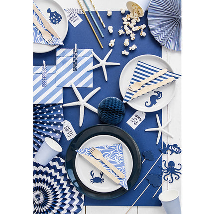Cake topper Ahoy 22,5 cm 9 pezzi